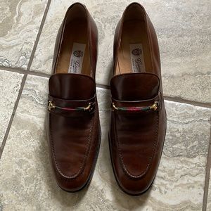 Gucci mens silhouette web loafers horsebit original authentic